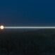 white line against dark night sky