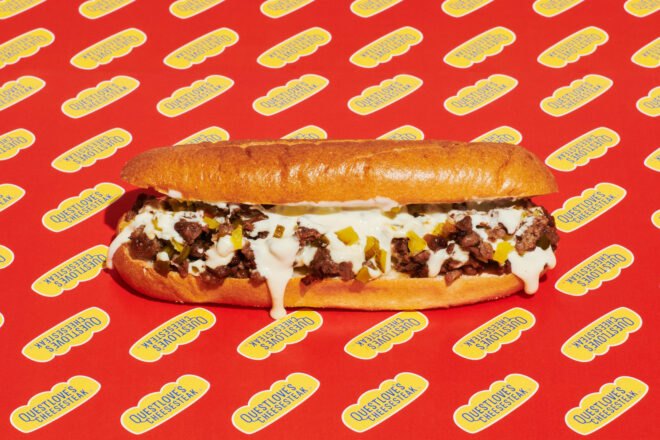 plant based meat in cheesesteak