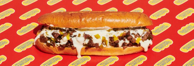 plant based meat in cheesesteak