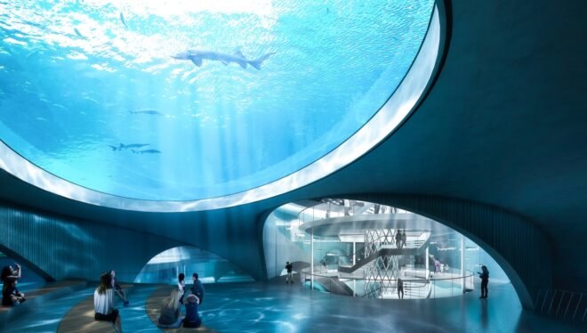 rendering of aquarium