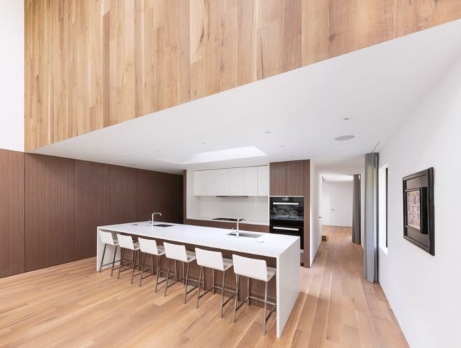 white kitchen with island