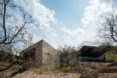 square stone cabin