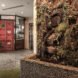 a green living wall