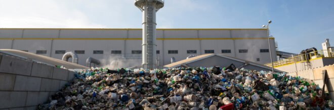 a waste-to-energy plant