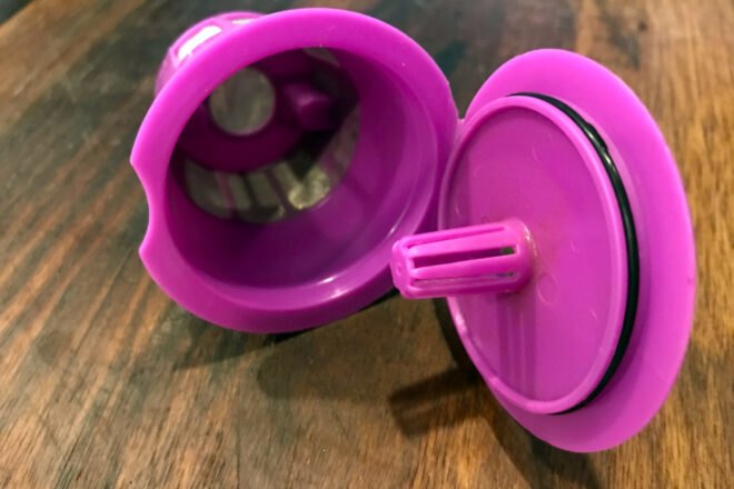 purple reusable coffee pod
