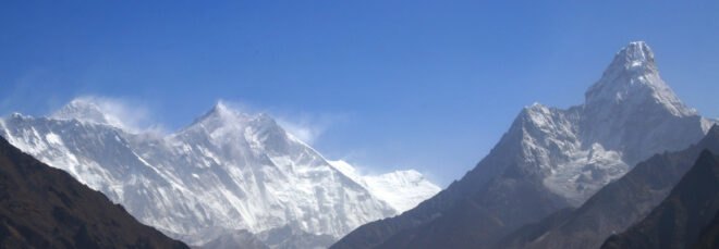 snow-covered Mount Everest