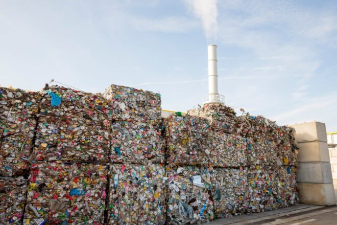 a waste-to-energy plant