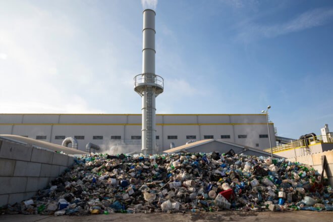 a waste-to-energy plant