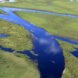 aerial view of the Florida everglades