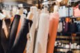 white, black and orange fabric rolls
