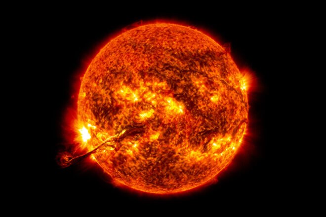 sun in space