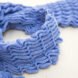 blue scarf