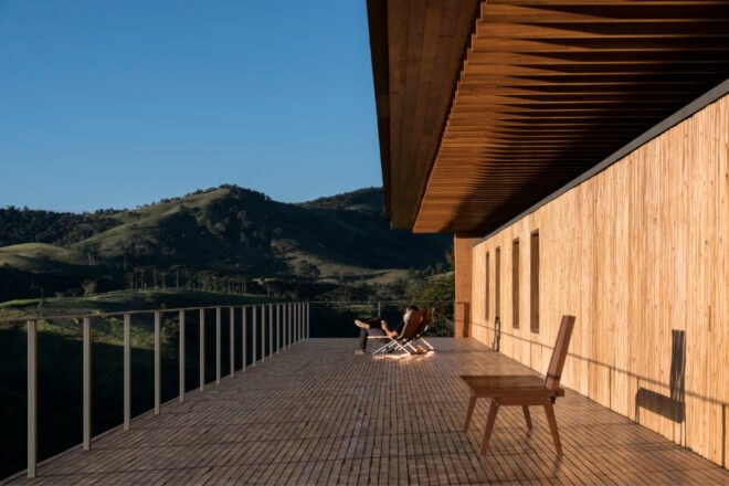 spacious outdoor deck