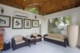 waiting room with soft brown furnishings