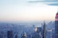 rendering of NYC skyline