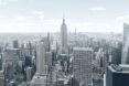 rendering of NYC skyline with skyscrapers