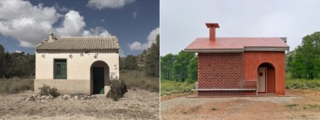 before and after images of small home