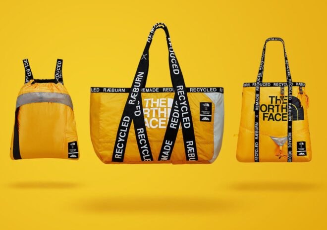 yellow tote bags and backpacks