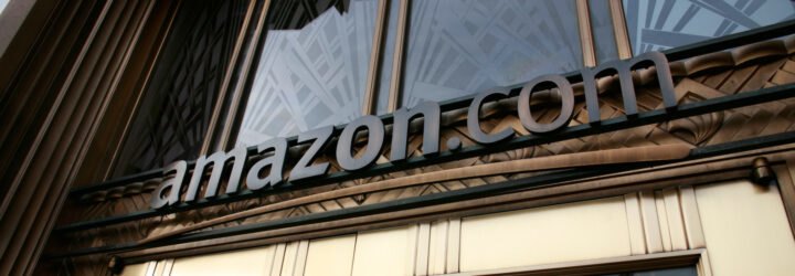 Amazon.com building with gold front door