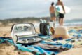 solar cooker on the beach