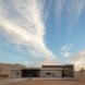 single-story building in the desert
