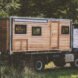 RV with wood cladding