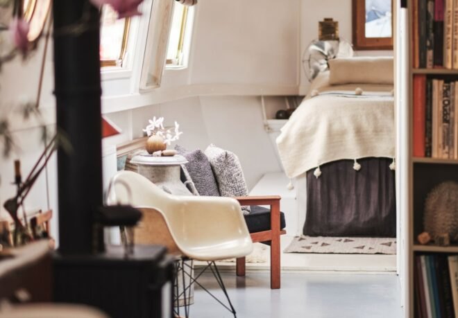 interior shot of living space with chairs