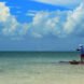 man fishing in ocean