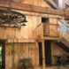 interior of main building made entirely of wood