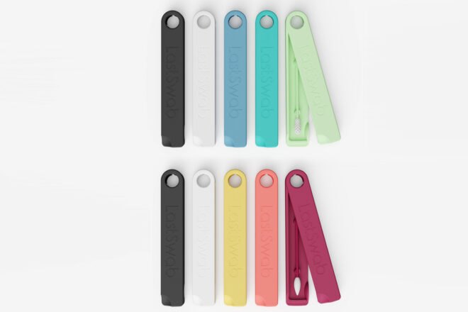 colorful reusable ear cleaners in colorful cases