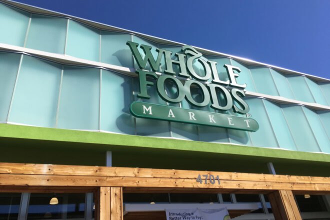 Whole Foods Market sign