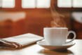 coffee cup with newspaper