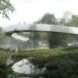 rendering of oval structure with deer nearby