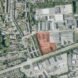 map with red outline where housing will go