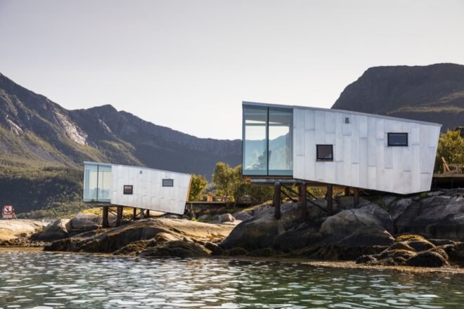 small aluminum cabins