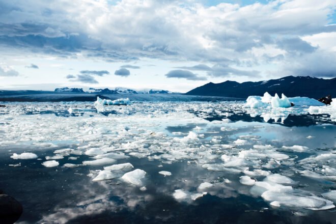 melting icebergs
