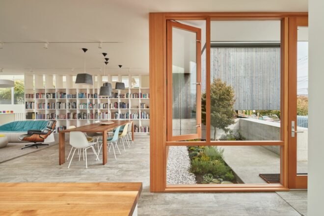light-filled interior living space