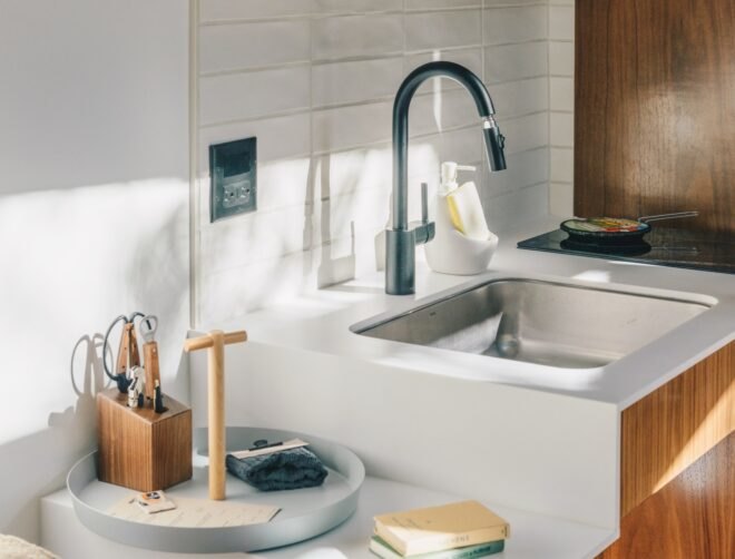 ADA compliant kitchen sink and countertop