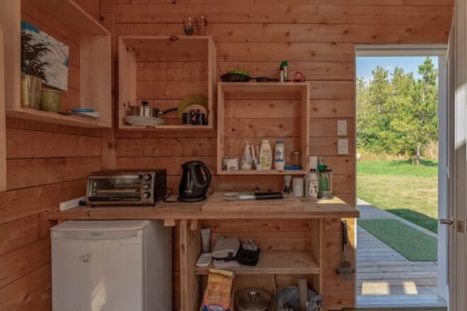 small wooden kitchen