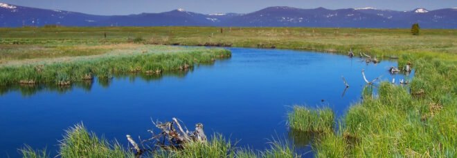 river in mountainous region of Oregon