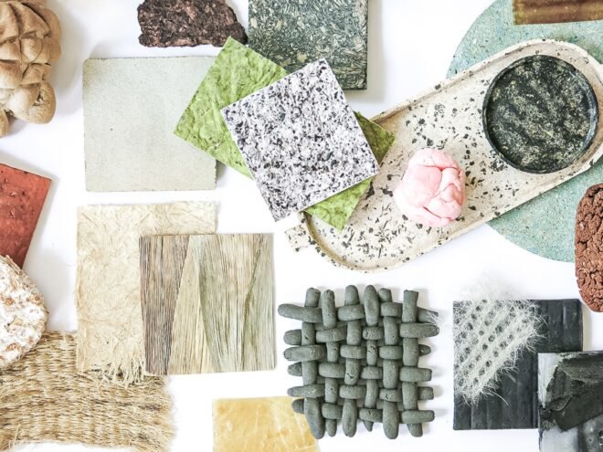 recycled materials transformed into new products
