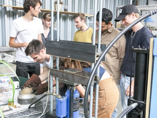 recycled materials transformed into new products