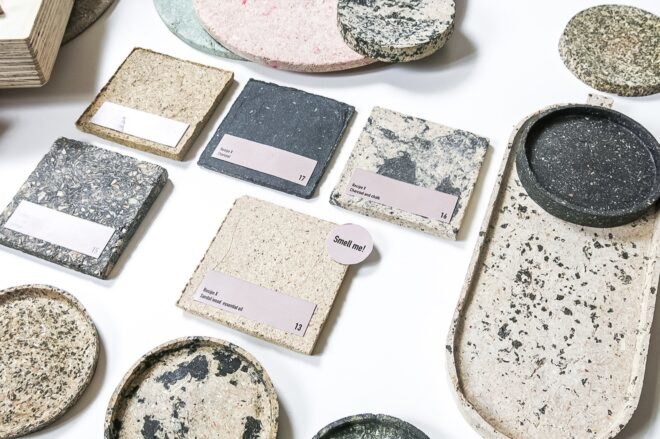 recycled materials transformed into new products