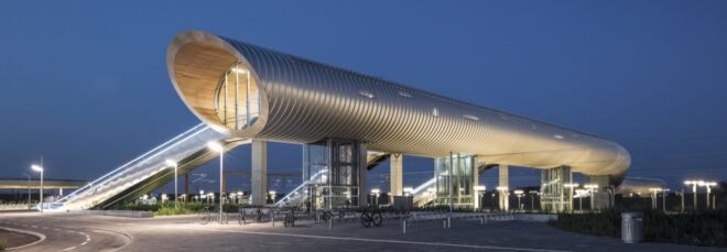 long metal tube structure
