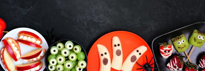 fruits shaped like monsters and ghosts