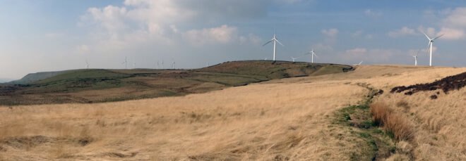 Scout Moor Wind Farm Panorama