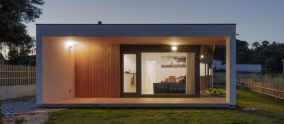 home with large front deck