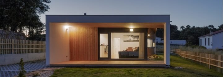 home with large front deck