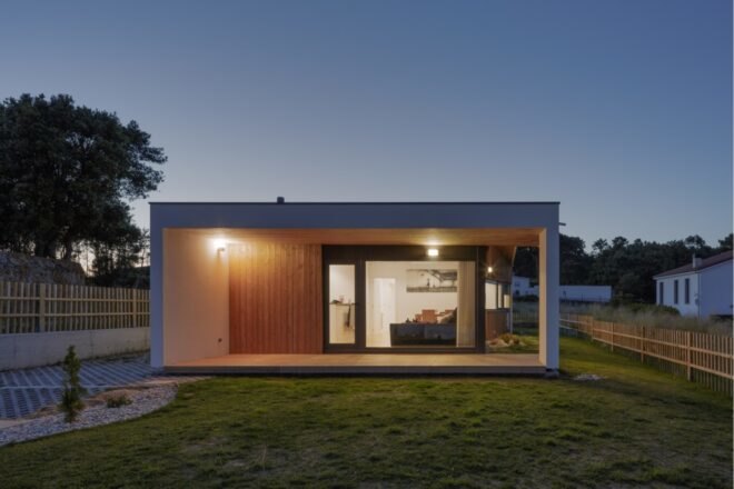 home with large front deck