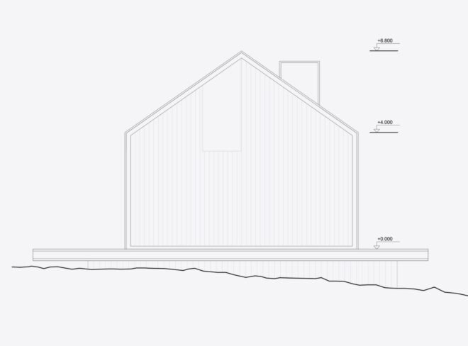 diagram of gabled cabin